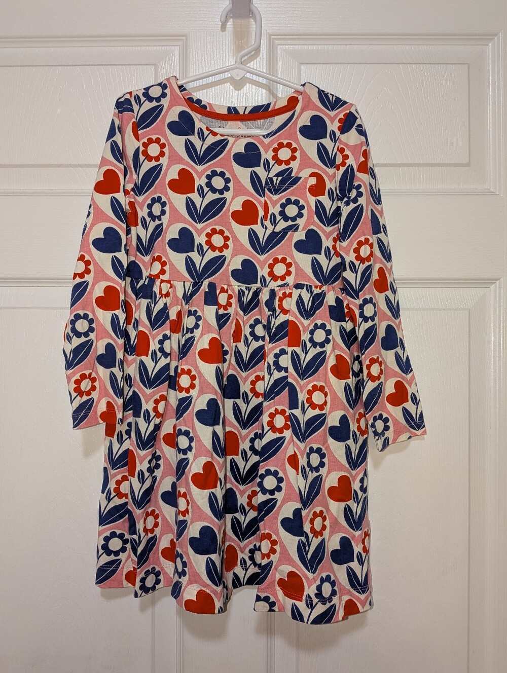 Mini Boden Long Sleeve Dress 7-8